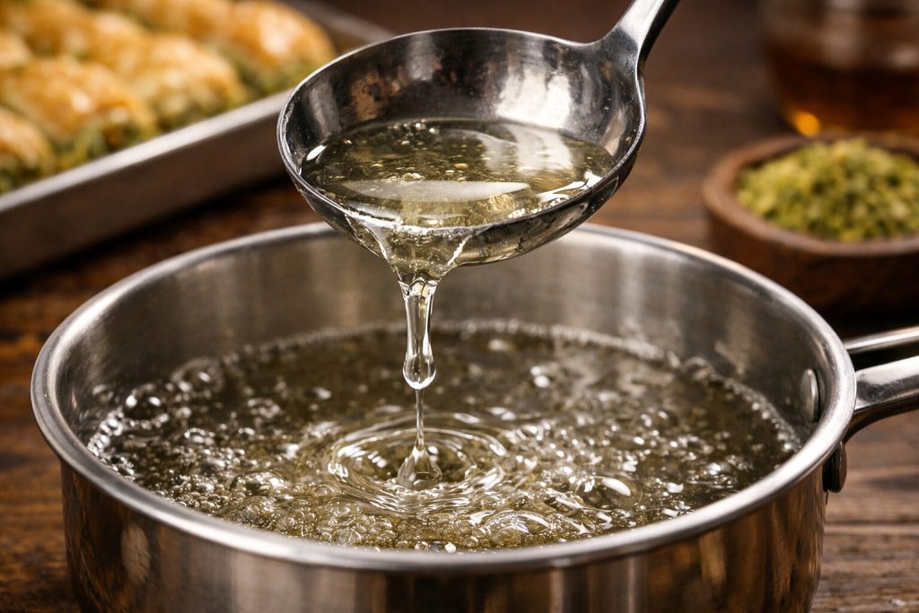 Baklava Şerbetinin Kıvamı Nasıl Olmalıdır?