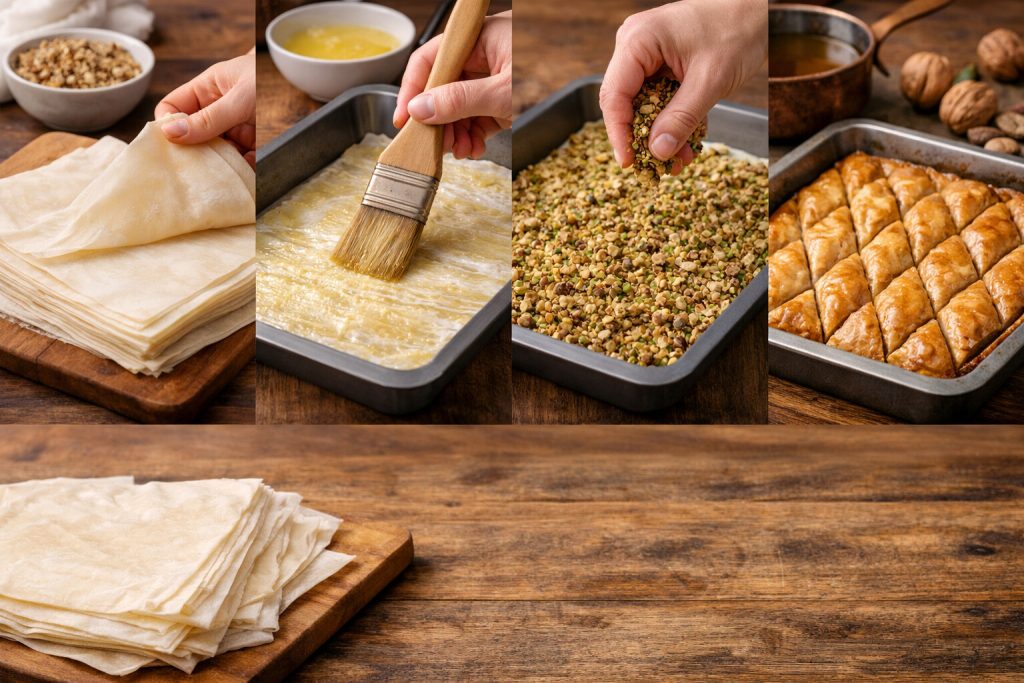 Adım Adım Baklava Pişirme Tarifi
