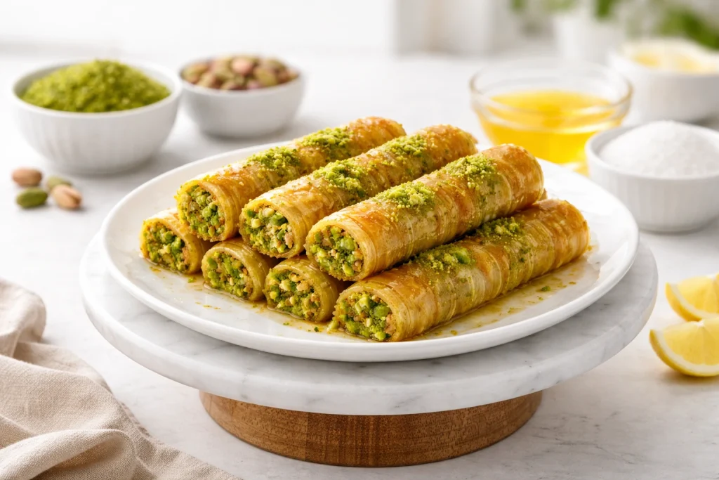 Dürüm Baklava Yapımı Malzemeleri Nelerdir?